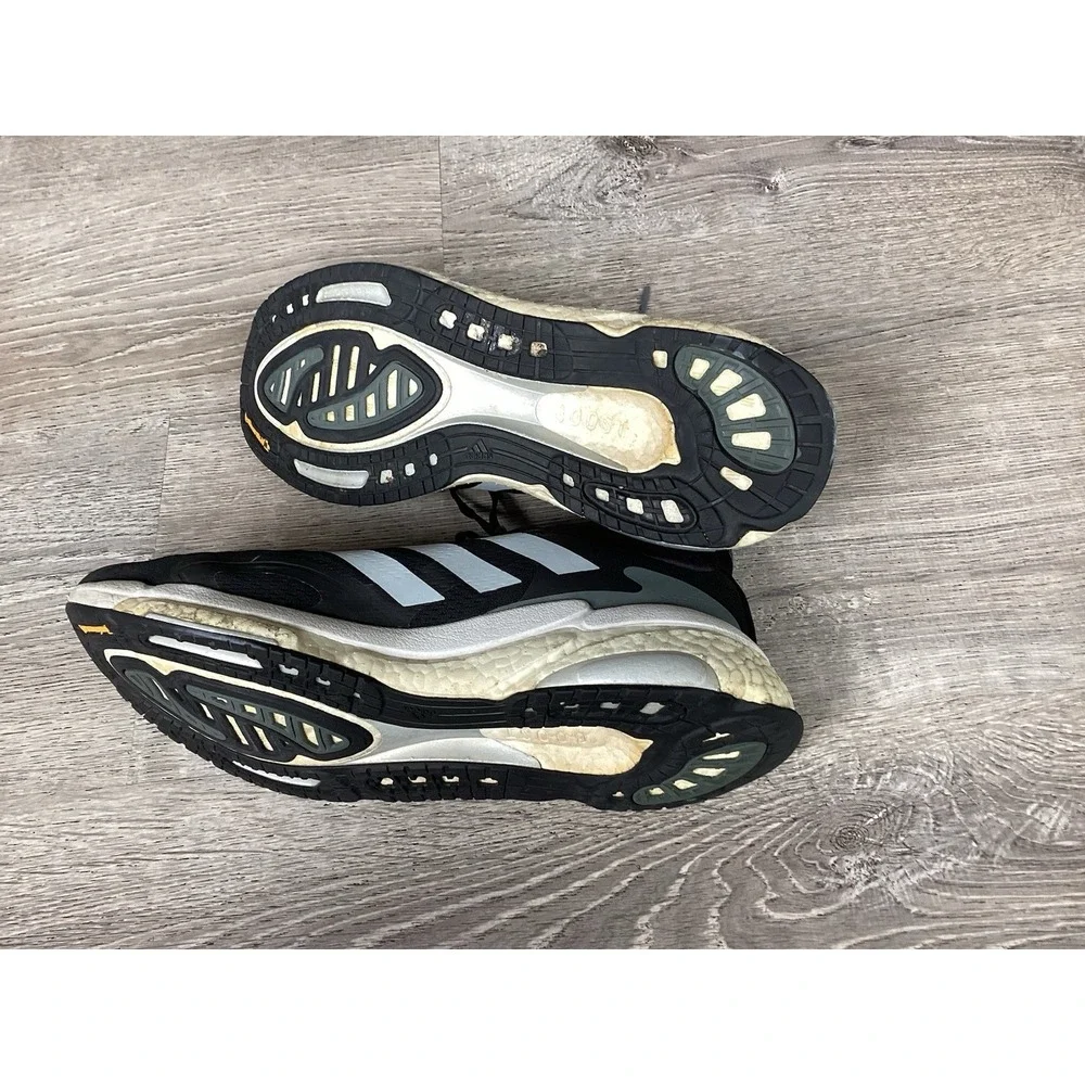 Adidas Black Solar Boost Ultra Running Race Shoes Mens 12.5 Sneakers FW9137